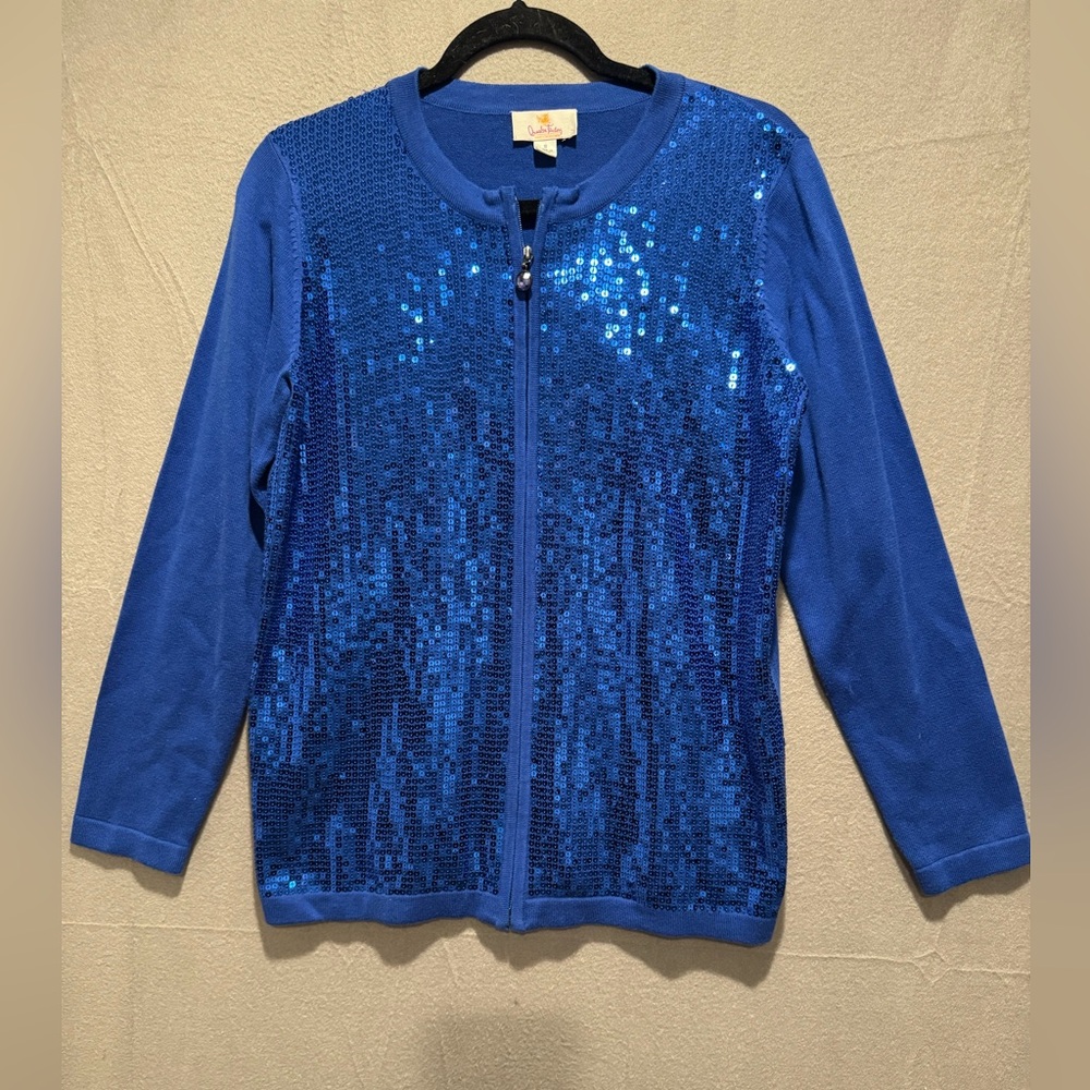 Quacker Factory Vibrant Blue Knitwear